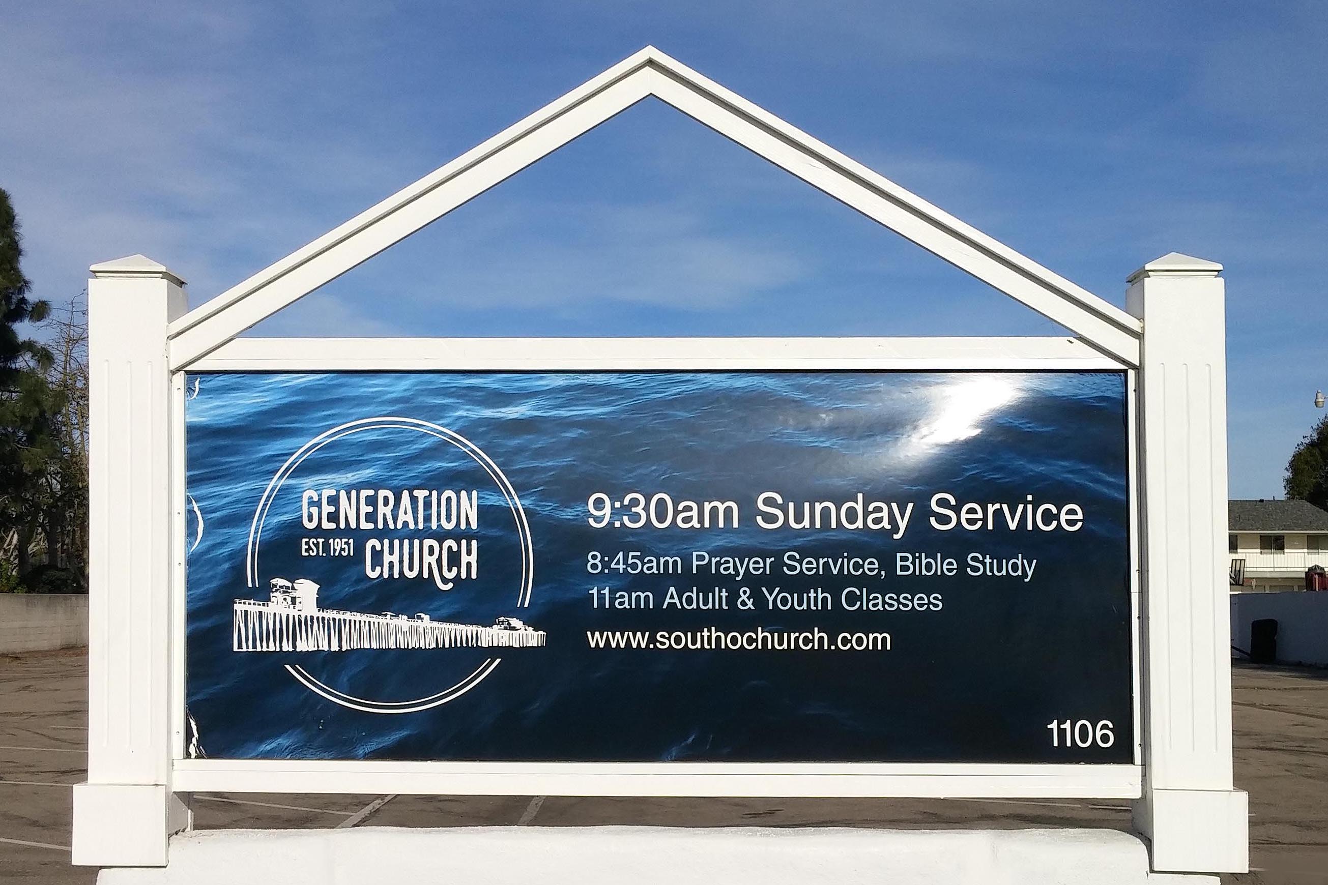 Generation Church, Oceanside, CA (Sign)