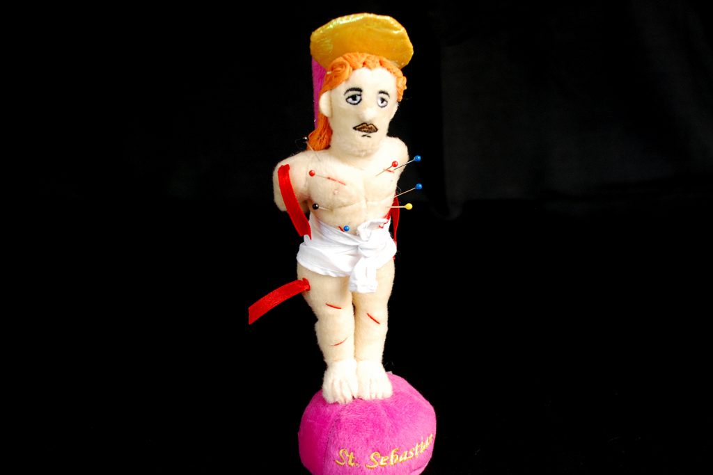 St Sebastian pin cushion