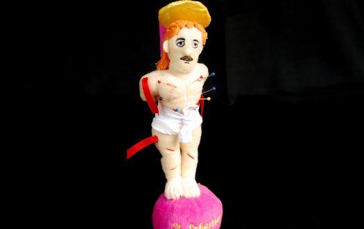 St Sebastian pin cushion