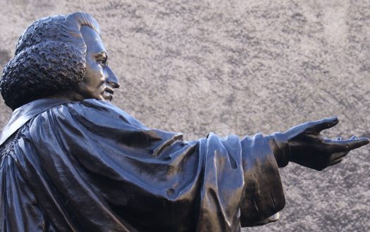Statue of Charles Wesley in Bristol