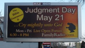 Harold Camping's Judgment Day advertising
